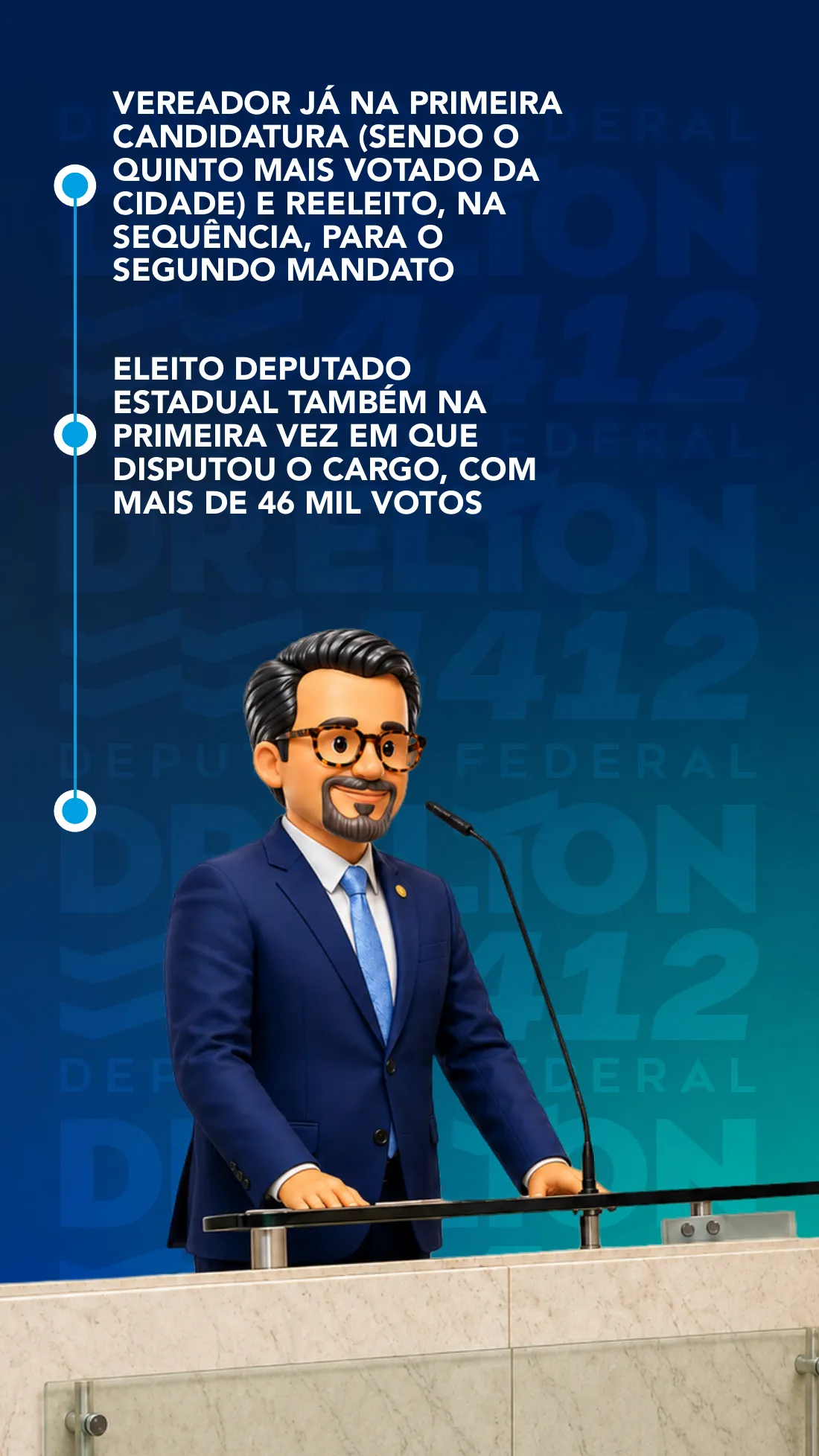 Página 4 de 14 da Apresentação do Dr. Elton — seção de conquistas do mandato
