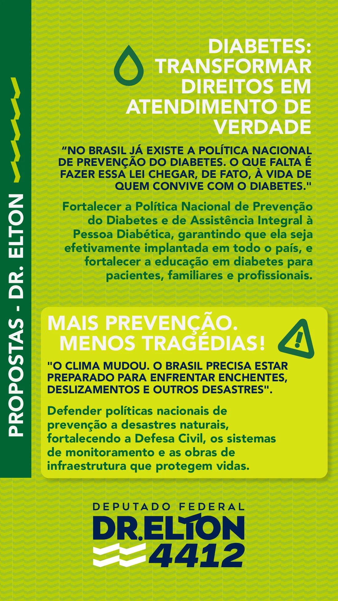 Página 7 de 14 da Apresentação do Dr. Elton — seção de propostas para o próximo mandato