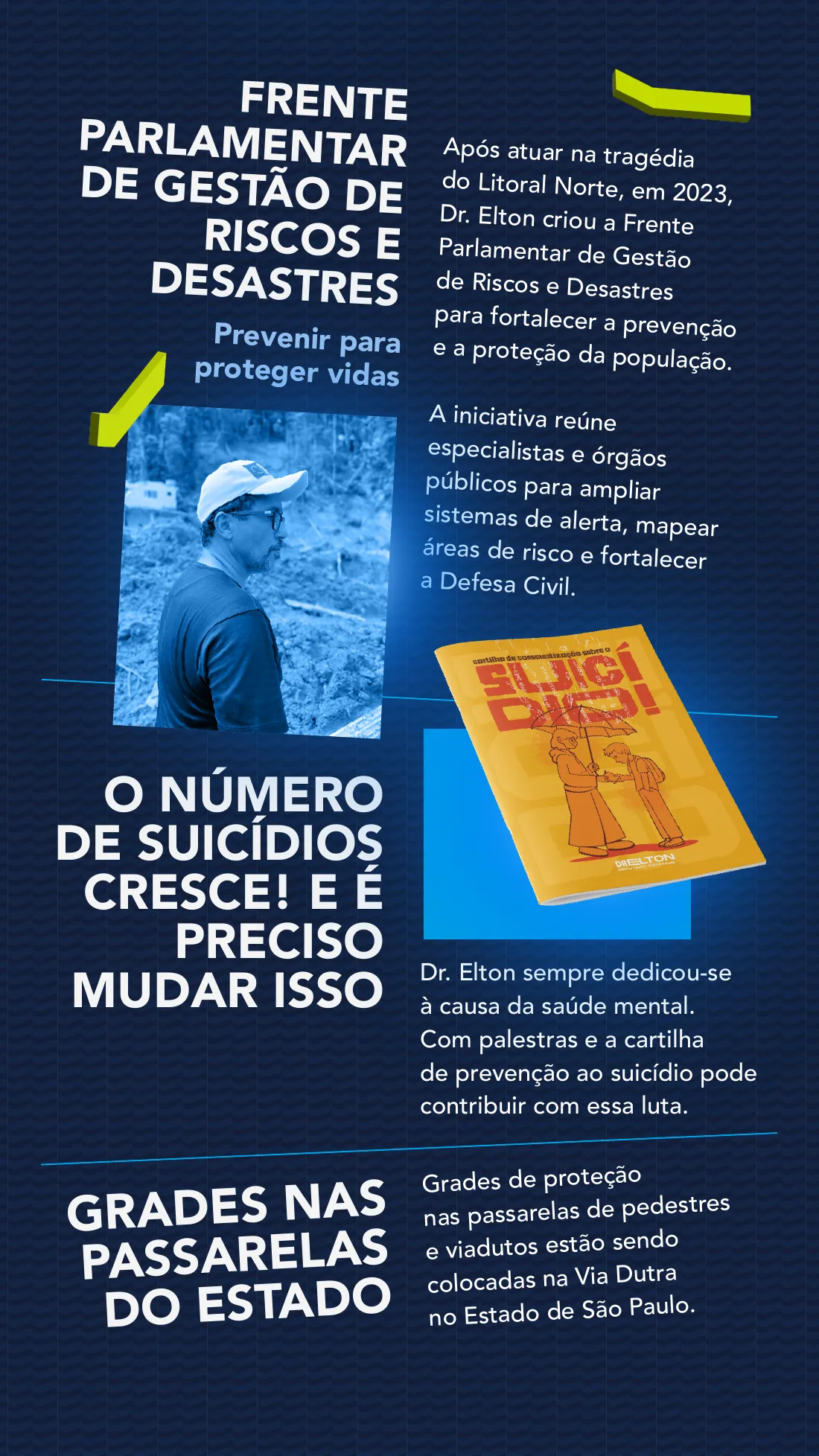 Página 10 de 14 da Apresentação do Dr. Elton — seção de conquistas do mandato