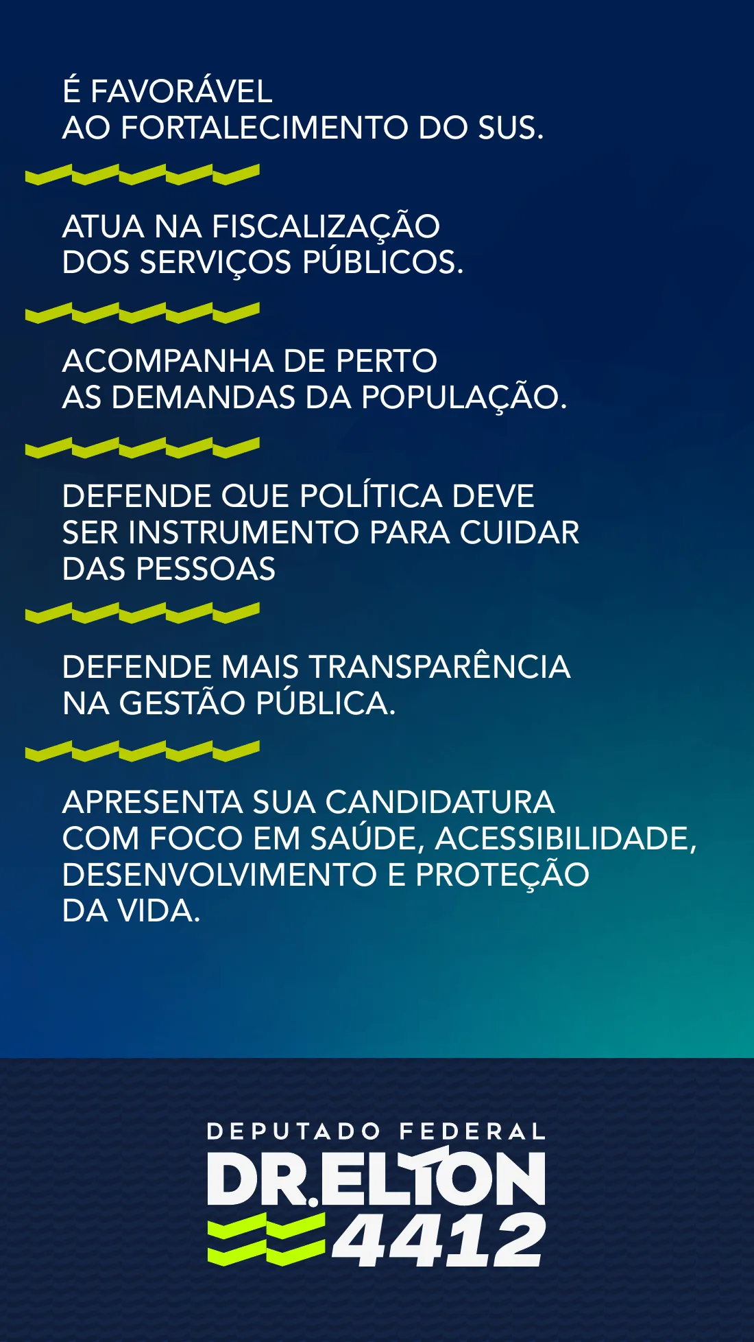 Página 13 de 14 da Apresentação do Dr. Elton — seção de conquistas do mandato