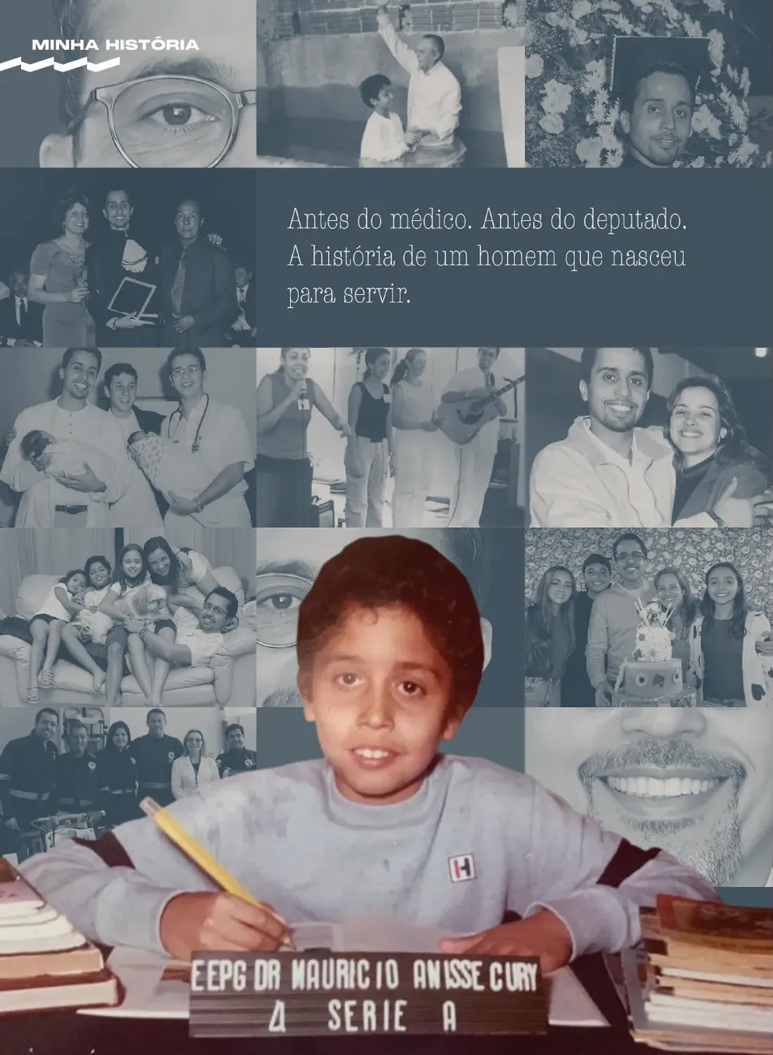 Página 4 de 48 da Revista Oficial do Dr. Elton — seção de biografia e trajetória