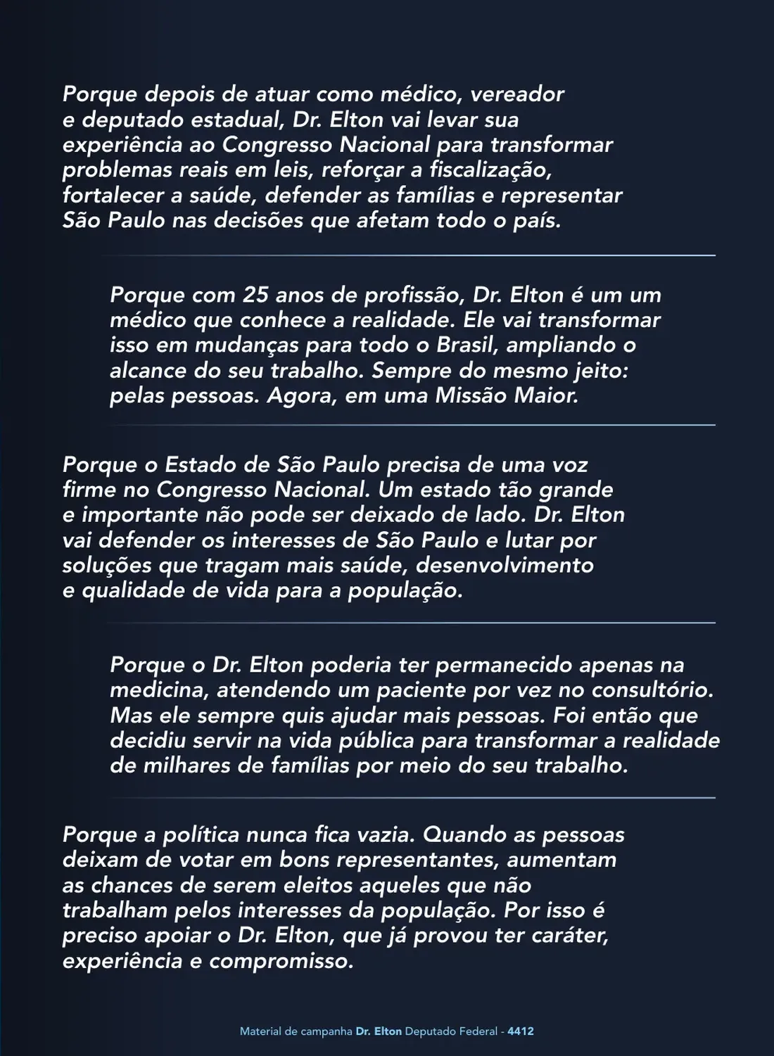 Página 25 de 48 da Revista Oficial do Dr. Elton — seção de conquistas do mandato