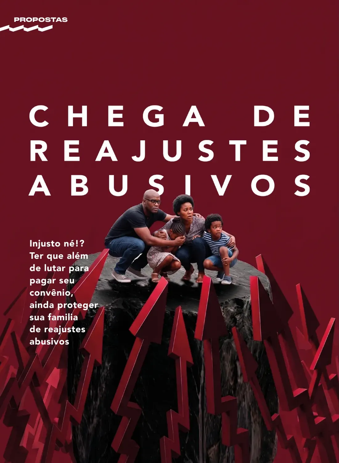 Página 30: proposta — chega de reajustes abusivos nos planos de saúde